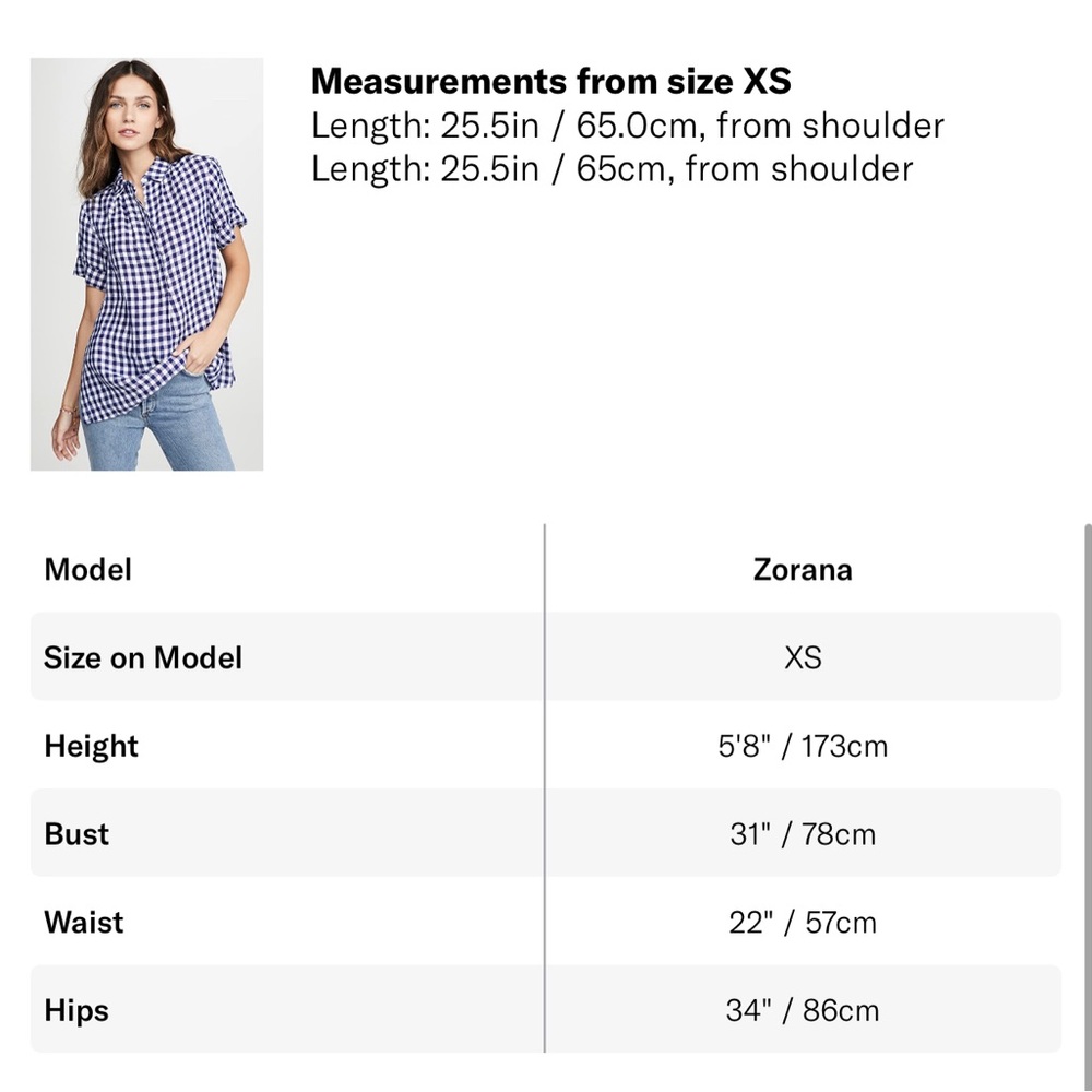 Nwt Linen Button Down - Check - image 3